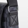 Herren Casual Karierte Umhängetasche, Leder Sportliche Messenger Bag