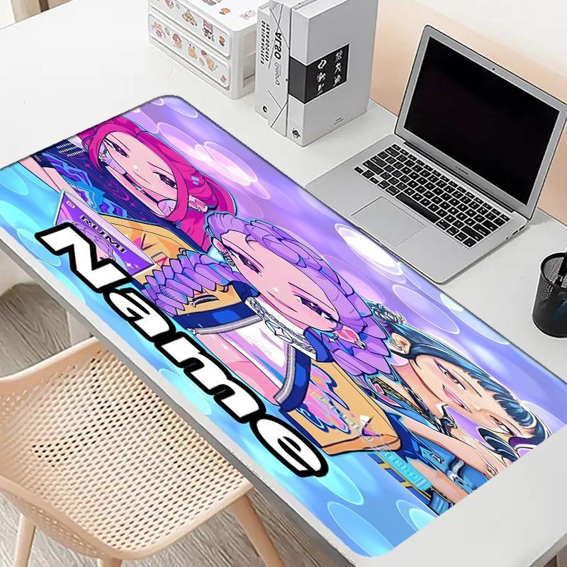 Tappetino per Mouse Personalizzato con Nome e Motivo Cacciatori di Demoni KPop, Tappetino da Scrivania per Laptop PC, Tappetino Decorativo per Scrivania per Casa, Tappetino per Tastiera, Regalo