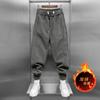 Autumn and Winter New Velvet Warm and High Meat-covering Sweatpants Men's Trendy Brand Versatile Casual Sports Men's Trousers