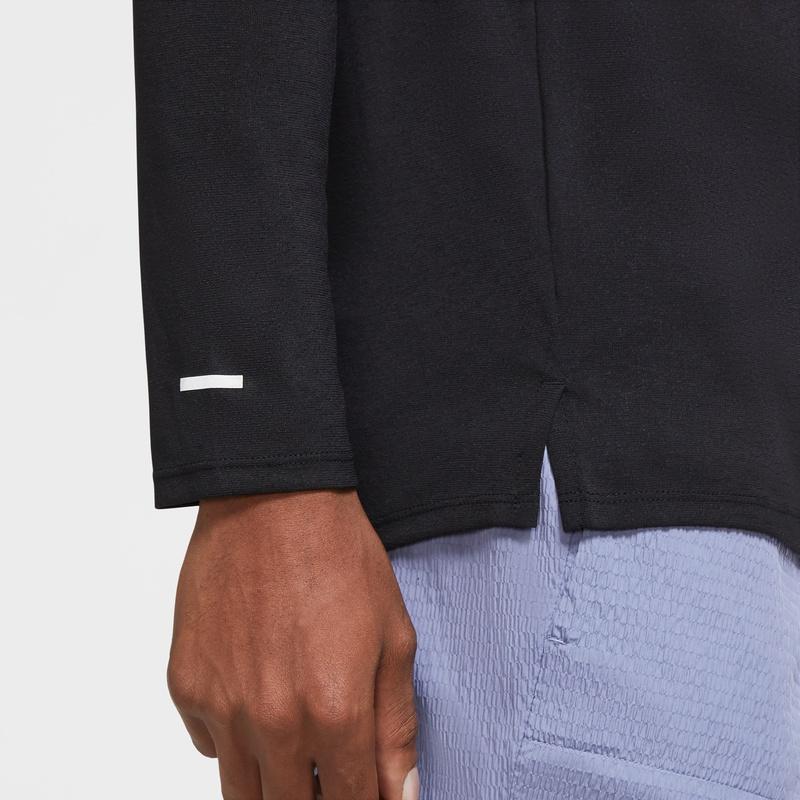 Nike Miler Run Reflective Quick Dry Running Long Sleeves Tops Black Men's CU7879-010