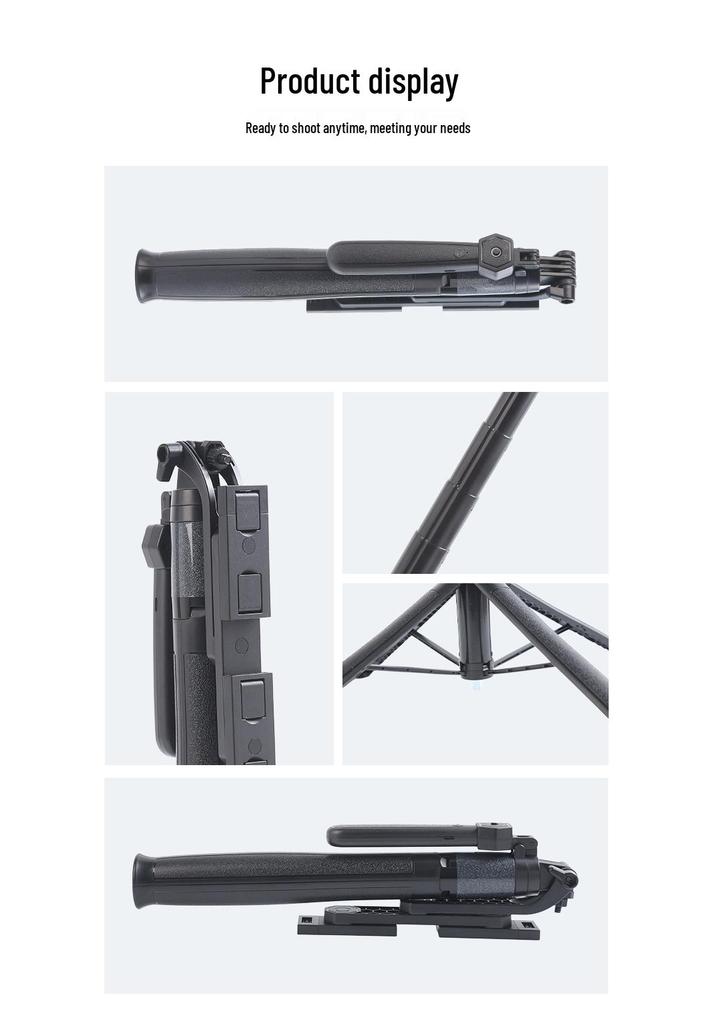 360° Magnetic Four-Legged Selfie Stick & Portable Photography Stand