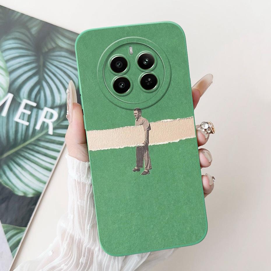 2025 New For Realme 12 Pro+ 12Pro 5G Lens Protective Phone Case For Realme 12 Pro Plus 5G Cute Pattern Soft Silicone Cases