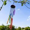 Colorful Outdoor Wind Chimes Hollow Metal Tubes 12 Tubes Aluminum Tube Wind Chime With Hook Hanging Wind Chimes