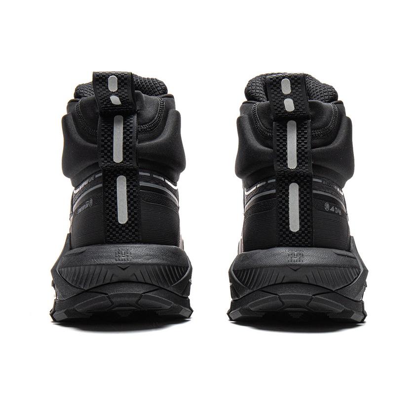 Li Ning Outdoor CF River Pro HI WP Comfortable Fashionable Minimalist Reflective Rebound Supportive High-Top Hiking Shoes AHTV035-1