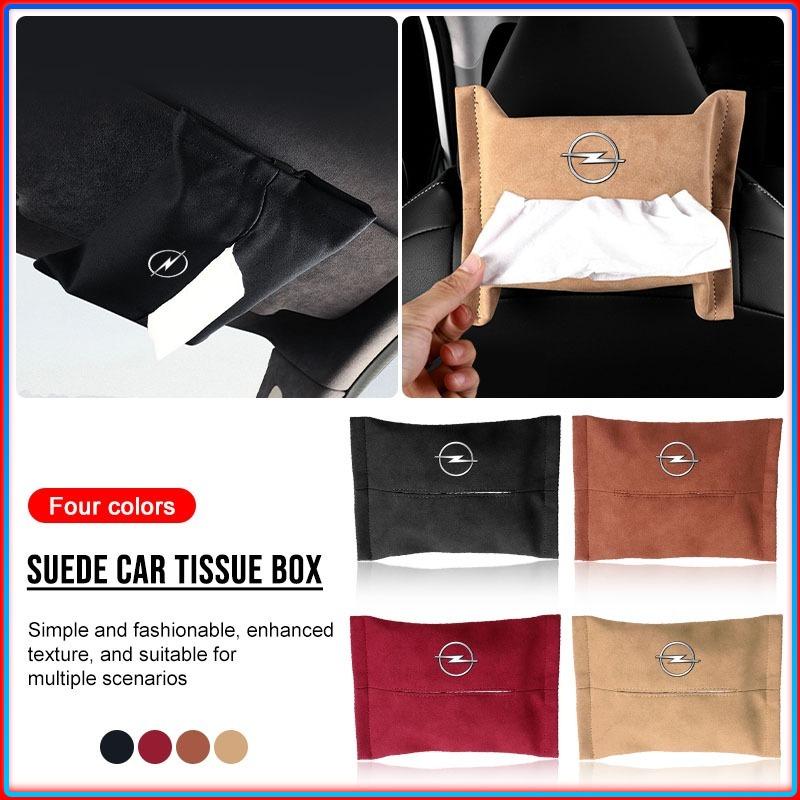 1Pcs Car Tissue Box Holder Sun Visor Seat Back Car Accessories For Opel Astra H G J Insignia Mokka Zafira Corsa Vectra B C D
