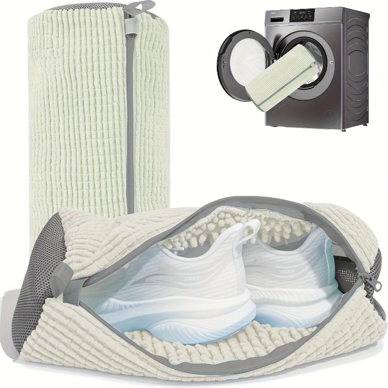 

360° deep cleaning shoe washing bag: washing machine and dryer shoe laundry bag - reusable shoe cleaning bag білий
