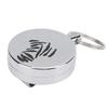 Stainless Steel Pull Ring Retractable Key Chain Steel Wire Recoil Key Holder for OutdoorsType 2