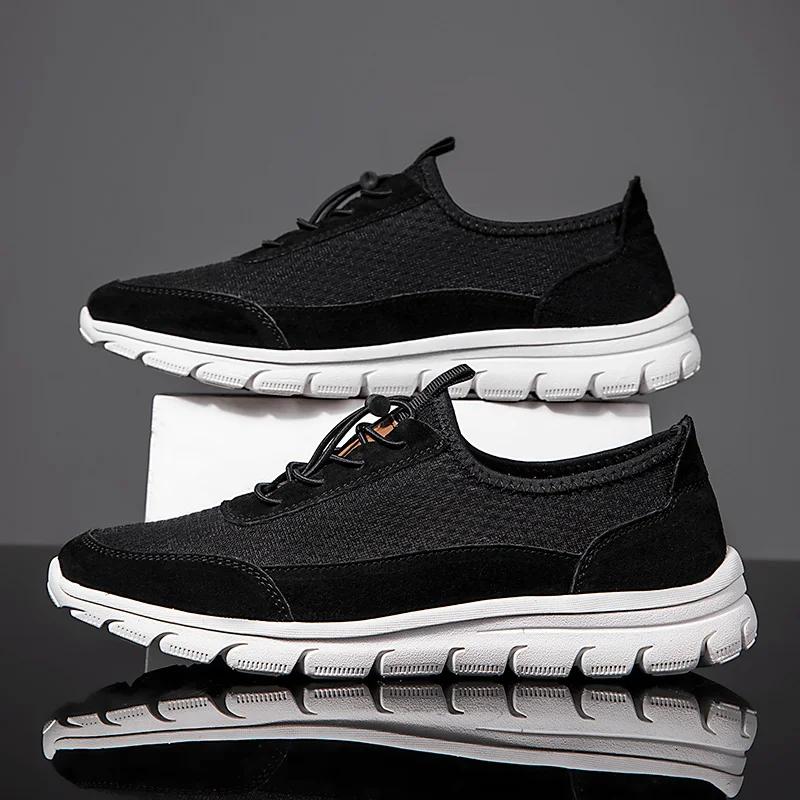 Высококачественная мужская сетчатая обувь Дышащая мужская повседневная обувь Удобная — фото 5