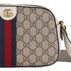 Gucci Ophidia Series New Vintage Logo Canvas Camera Bag Unisex Shoulder Bag Red Blue 681064-96IWT-9794