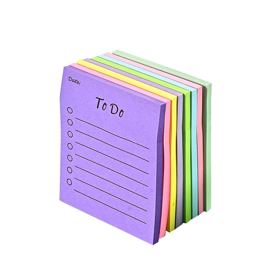 Strong Adhesive Sticky Notes, College Student Version Label Stickers, N-Times Paste Note Paper, Small Pocket Memo Pads