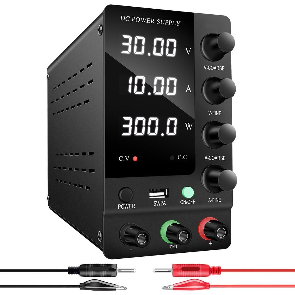 32V 6A 30V 10A Regulated Switching Power Adjustable DC Lab Power Supply  Source Repair Phone PCB Electroplating Charging Device