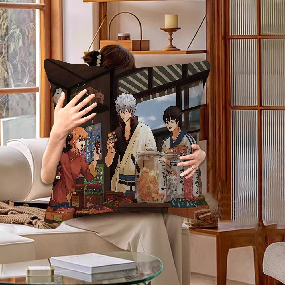 G-gintama Pillow Cover For Bedroom Room And Living Room Sofa Decorative Cushion Cover