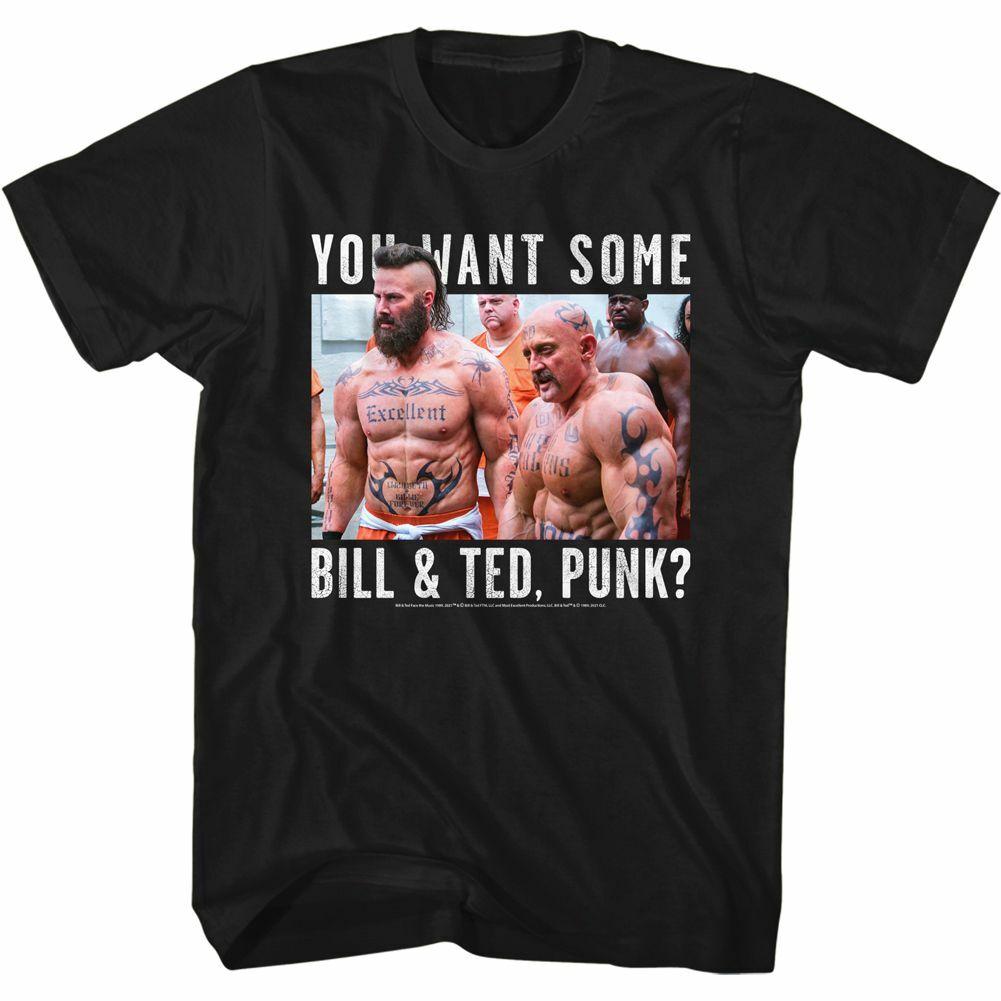 Bill and Ted Face The Music Want Some Bill Ted Black Adult T-Shirt S