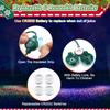 Christmas Necklace Toys for Kids, Light up Falshing LED Light Necklace with Bulbs for Adults, Ugly Xmas Birthday Wedding Rave Carnival New Year