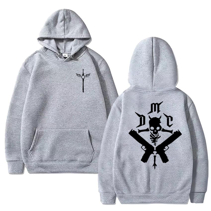 2025 New in Devil May Cry Game Double Sided Printed Streetwear Autumn Winter Unisex Vintage Hoodie Men Women Cotton Pullovers
