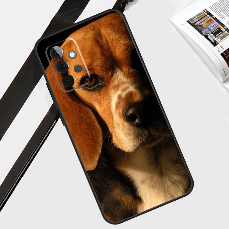 Cute Beagle Dog Case For Samsung Galaxy A06 A56 A36 A26 A16 A54 A34 A14 A12 A22 A32 A52 A13 A53 A15 A35 A55