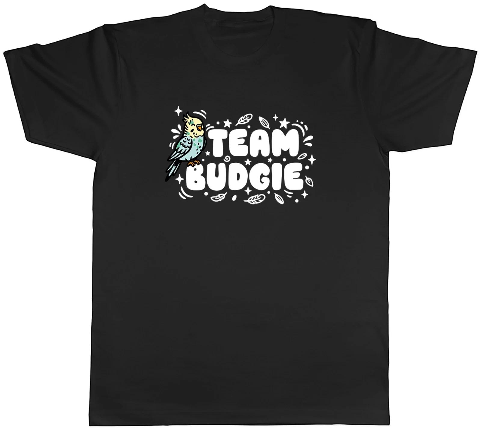 Team Budgie Pet Bird Mens T-Shirt Tee Gift Top XS