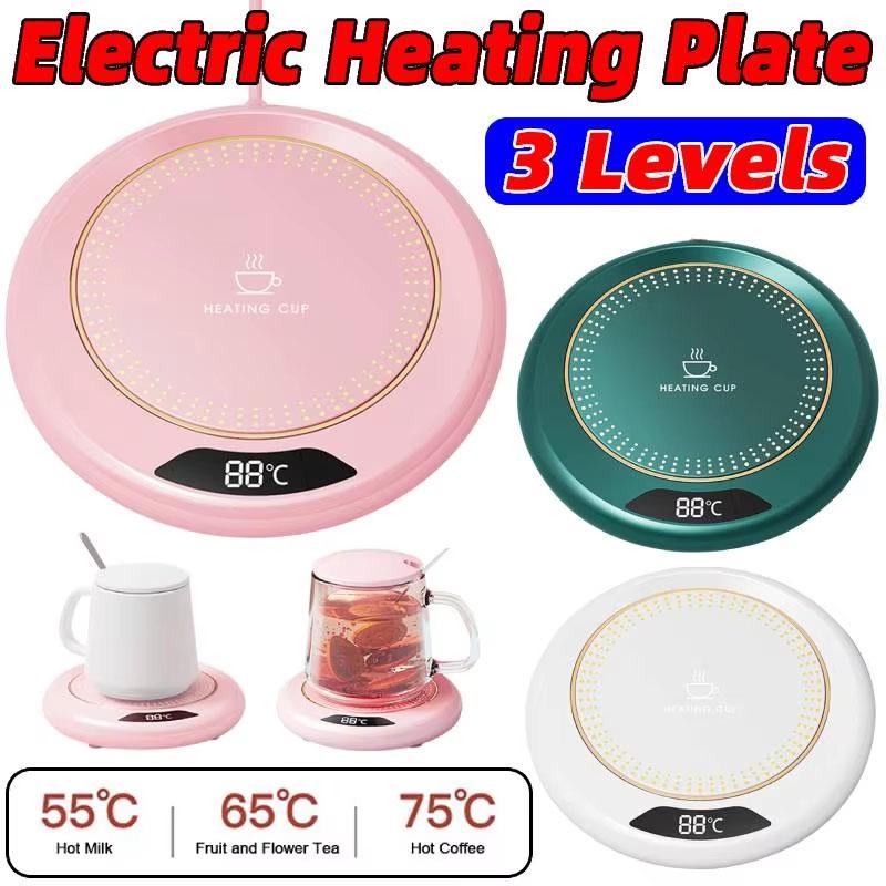 Coffee Mug Warmer Cup Heater 3 Gear Temperatures Setting USB Constant Cup Warmer Heating Coasters Plate Pad for Tea Water Milk