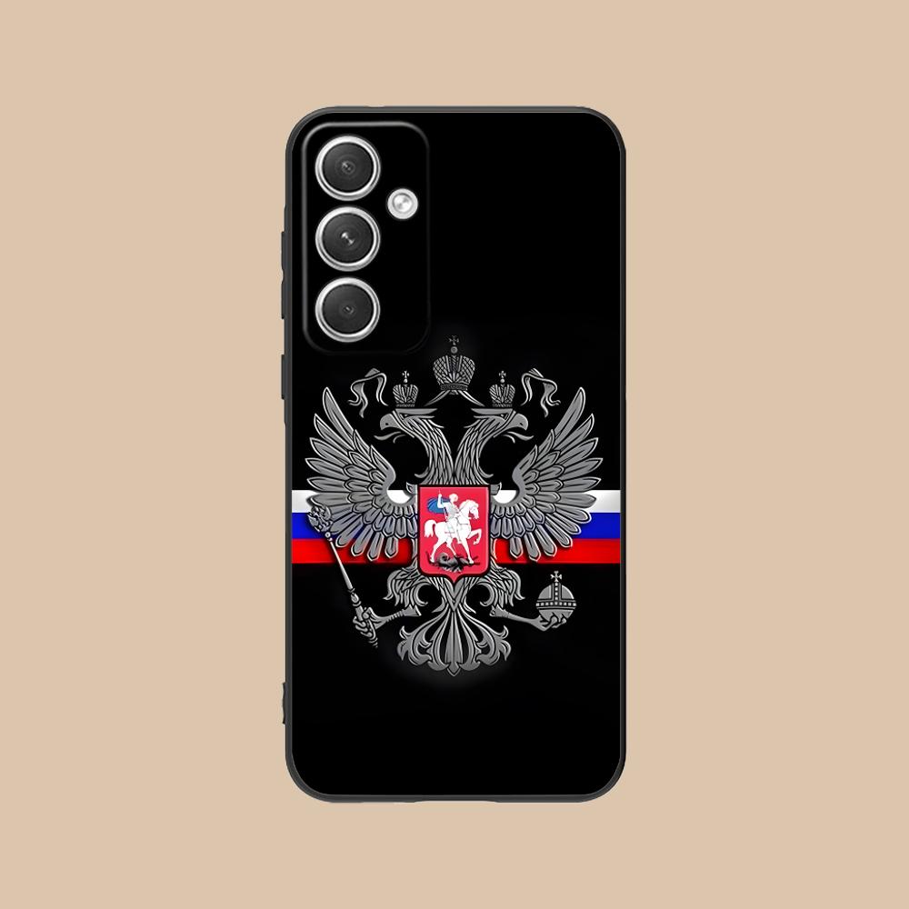 Russia Flag Mobile Cell Phone Case for Samsung Galaxy S26 S25 S24 S23 S22 S21 S20 Note20 Plus FE Ultra Colorful Cover Smartphone