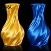 1.75mm PLA Filament Silk 3D Printer Filament, 1kg Spool for FDM Accessory Printers, Shiny Metallic DIY Ornaments and Models Printing Material