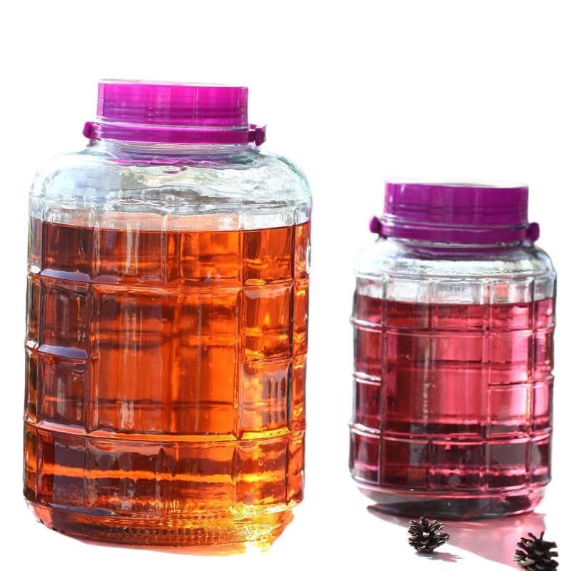 Glass Jar for Wine Soaking, Large-Capacity Kimchi, Pickle, and Brewing Jar