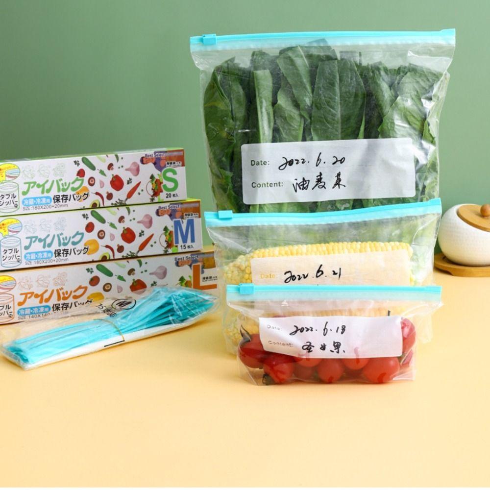 Reusable Thickened Sliding Lock Bag Zipper Bag Storage Bag  For Refrigerator Refrigeration