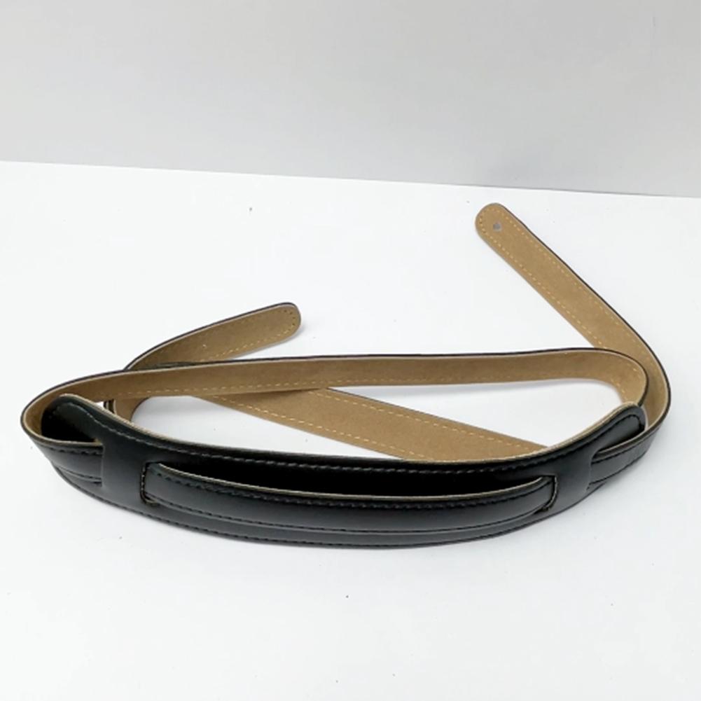 Leather Padded Strap Adjustable Length Folk Guitar Strap with Shoulder Pad Electric Guitar Strap for Acoustic Electric Folk Bass