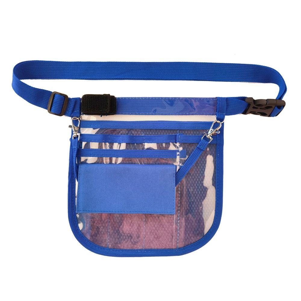 Multi-Compartment Nurse Fanny Pack Waterproof Nurse Organizer Belt PVC Nurse Pouch Case  Women