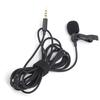 Wired Lavalier Microphone Clip On Lapel Lav Mic Mini Portable NoiseReducing for Broadcasting