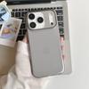 Ultra Thin Crystal Transparent Case For iPhone 17 Air 16 15 14 13 12 Pro Max Plus 17Pro Simple Plain Color Hard PC Armor Cover