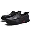 Handgefertigte Lässige Leder Herren Business Anzugschuhe Mode Outdoor Slipper Büro Loafer Flats Rutschfest Walking Fahrschuhe