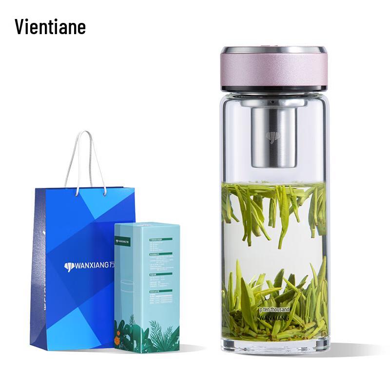 Wanxiang Portable Glass Tea Infuser Bottle