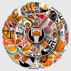 50 Waterproof Basketball Graffiti Cartoon Stickers for DIY Phone Cases & Luggage