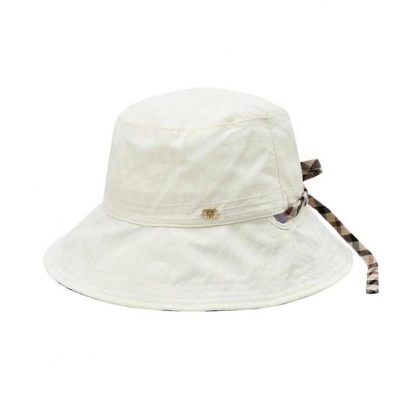 Daks Ivory Strap Decoration Bucket Hat Dbhe4e184iv