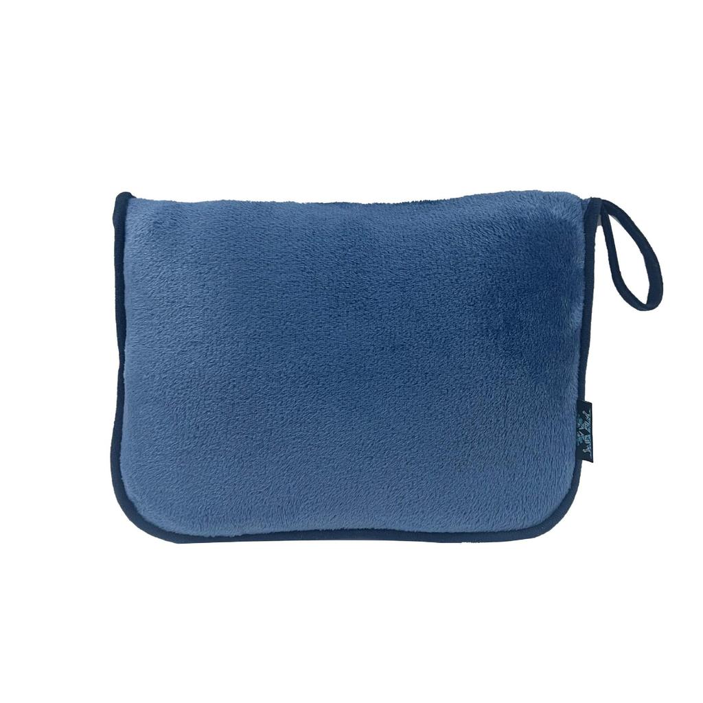 Pătură auto multifuncțională 2-în-1 din flanel și pernă cu logo și fermoar