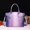 Vintage Cross-body Handbag Multi-colored Alligator Crossbody Bag for Women