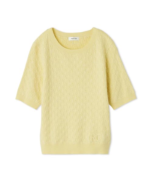 

ИДЕНТИФИКАТОР FRAY. Стираемый кабель Пуловер трикотажный с рукавом до локтя FWNT254052 YEL F