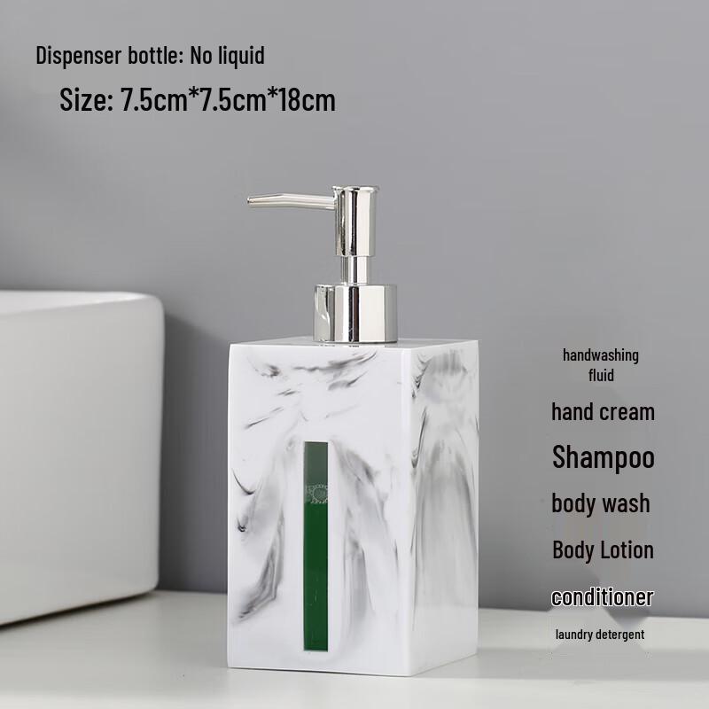 SEFASHYOH Marble Texture Foam Hand Soap Dispenser