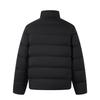 Li Ning China Color Series Solid Color Stand Collar Zipper Long Sleeve Down Jacket Men Jacket Black AYMU353-1