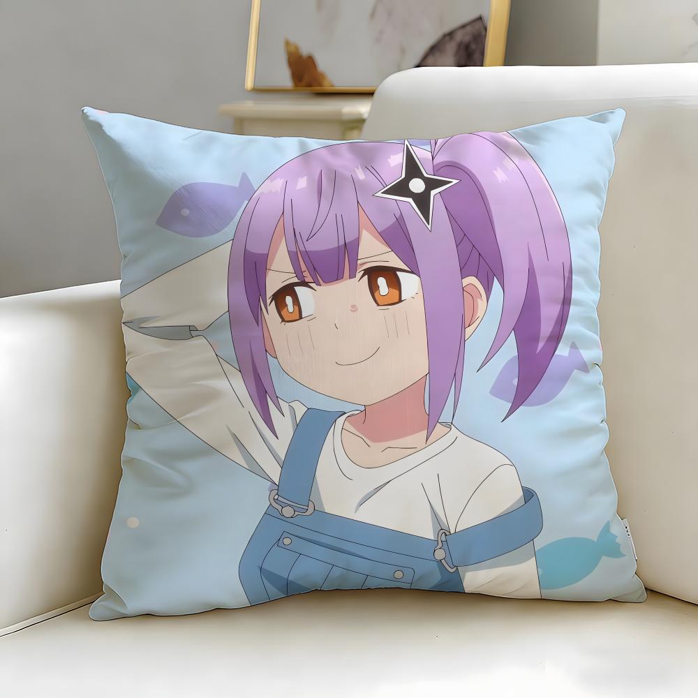 Ninja to Koroshiya no Futarigurashi Kissenbezug Weich Leicht zu waschen Kissenhülle Vielseitig für Sofa Bett Reisen und Büro
