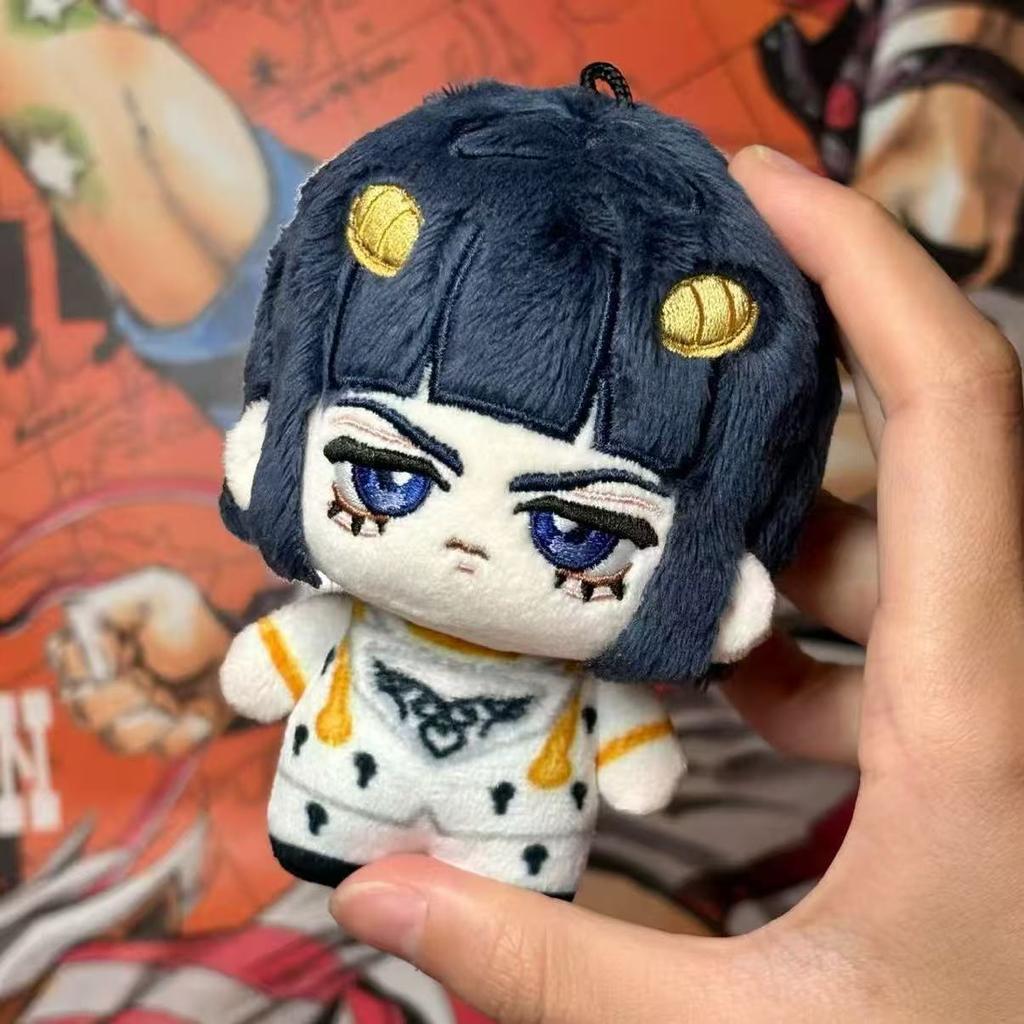 10CM Anime JoJo's Bizarre Adventure Jolyne Cujoh Kakyoin Tenmei Plush Keychain Pendant Cotton Plushie Kids Christmas Gifts