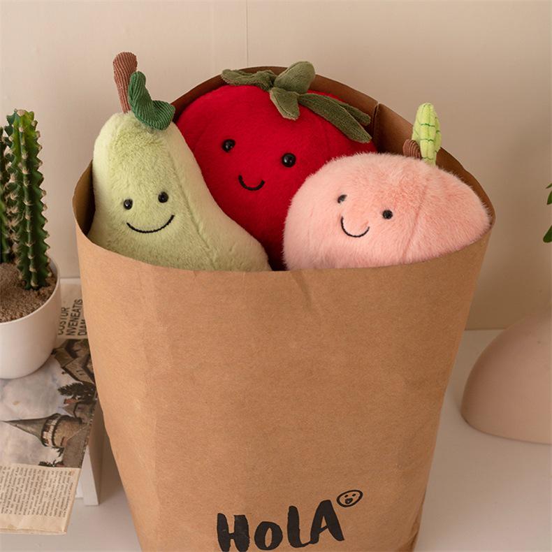 Australian Tomato Plush Doll - Cute Vegetable Cushion Gift