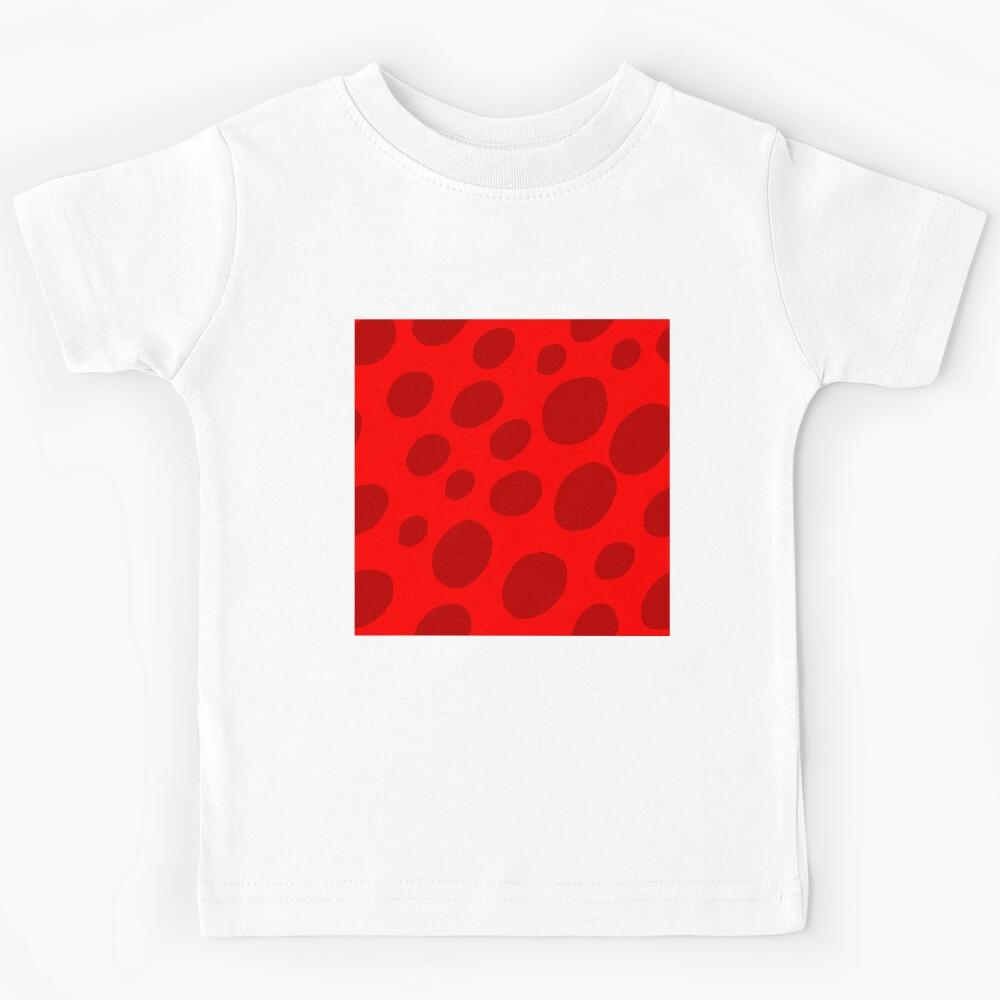 red dot dog print Kids T-Shirt 150