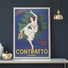 Vintage Beverage Advertising Style Contratto Vermouth Poster Print Retro Wall Art Canvas Painting Prints For Kitchen Bar Decor