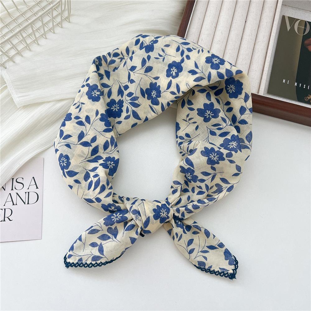 68*68cm Square Scarf Headband Accessories Handkerchief Neckerchief Hairscarf Hairscarf Bandanas