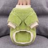 Warm Dog Clothes Two Legs Design Soft Fabric Pet Apparel Fruit Pattern Winter Wear Universal Sizing Cat Dog Autumn Clothes