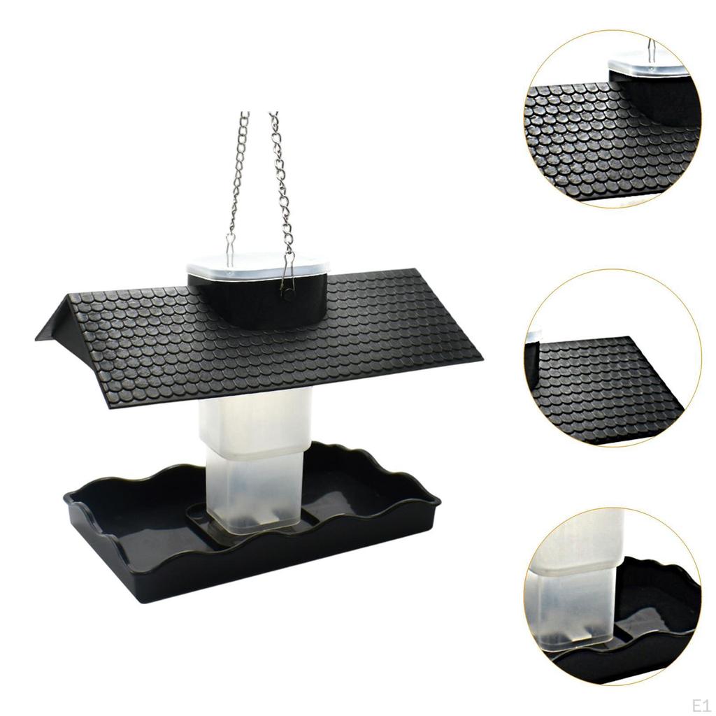 Hanging Bird Feeder for Outdoor Use with Weatherproof House Garden and Yard