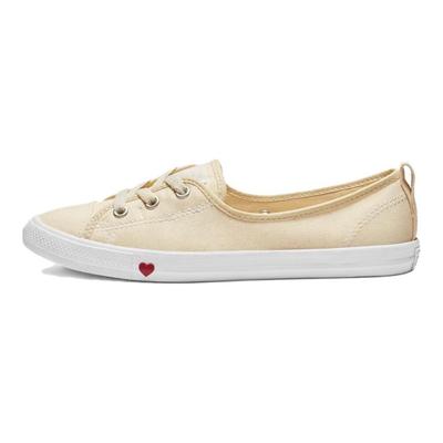 CTAS Comfortable Versatile Durable Low-Top Canvas Shoes Women Sneaker Beige 563494C