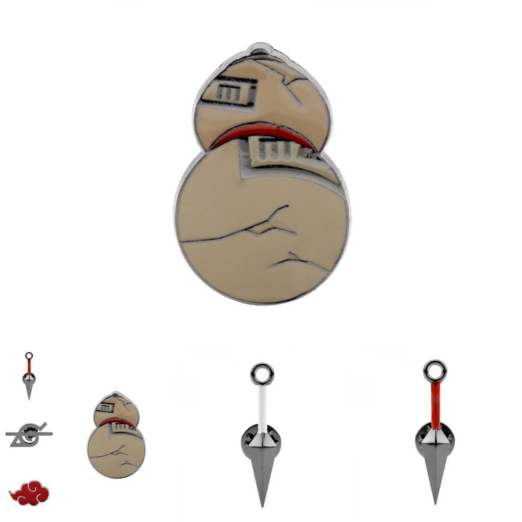 Naruto Kersenhout Legering Badge Met Reliëf Rinnegan Voor Anime Fans