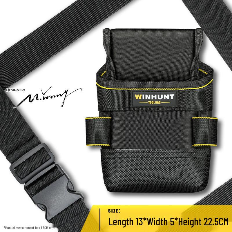 Compact Multifunctional Tool Belt Pouch for Carpenters & Electricians